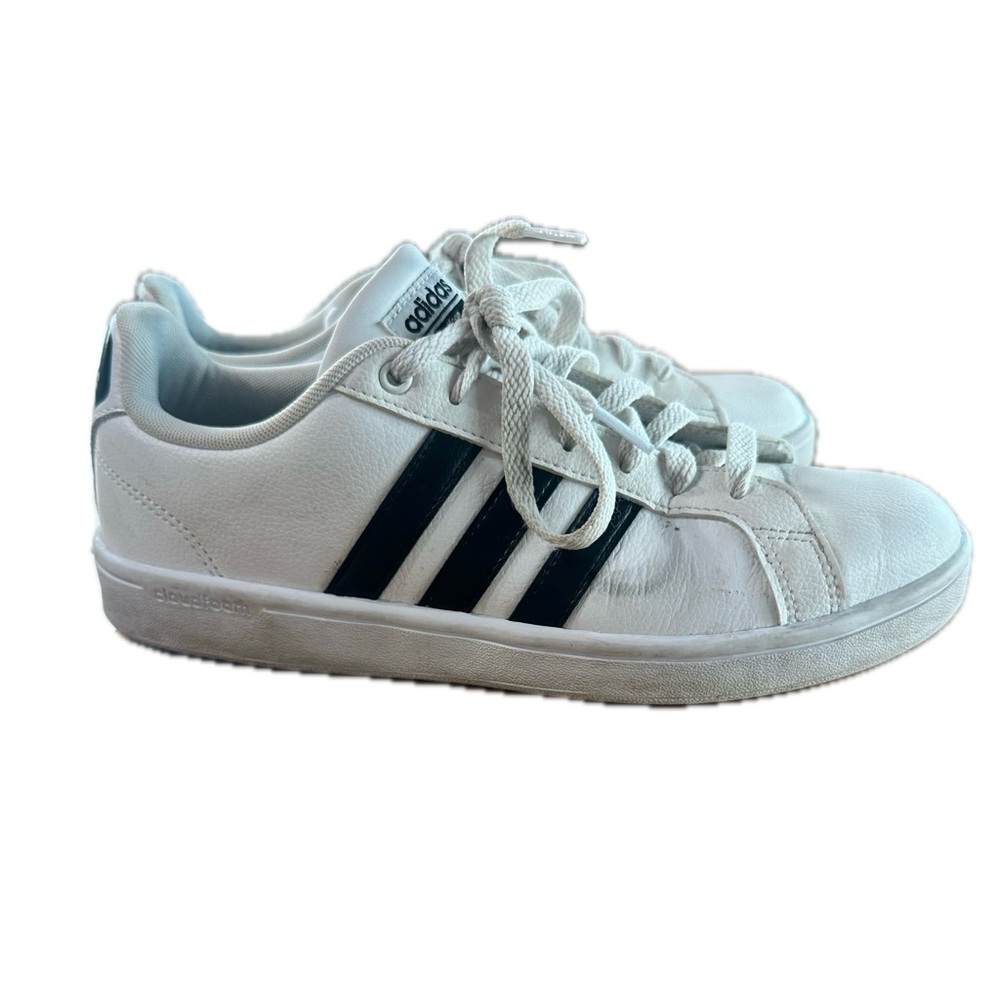 Adidas Grand Court Womens Size 9.5 White Black Athletic Shoes Sneakers - Picture 2 of 9
